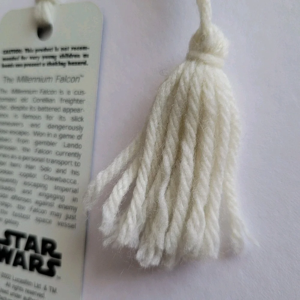 Vintage Y2K Star Wars Bookmark Millennium Falcon, Lucasfilm 00s 2002, CEBM-21288